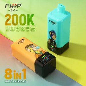 Alternative view of FIHP 8in1 200k Puffs Multiple Flavor