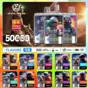 Alternative view of UZY Crystal Twin 50K | 2-in-1 dual-option 50000 puffs